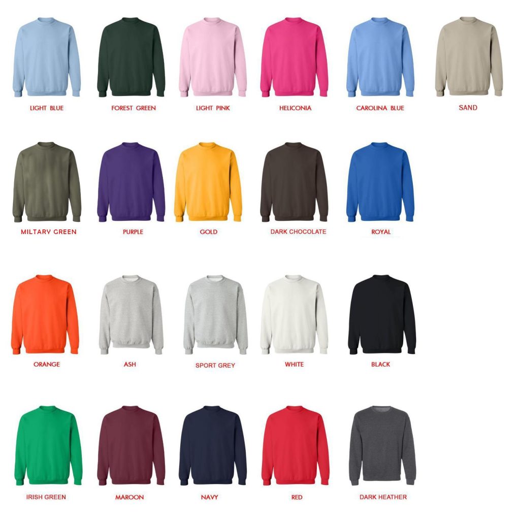 sweatshirt color chart - Xenoblade Chronicles Shop